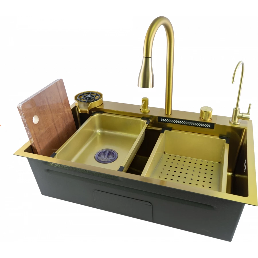 Мойка Fmark для кухни многофункциональная FSC003C 75x46 см