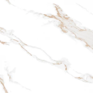 Керамогранит Ceradim Calacatta Sharp Gold белый Полированный 60х60 см