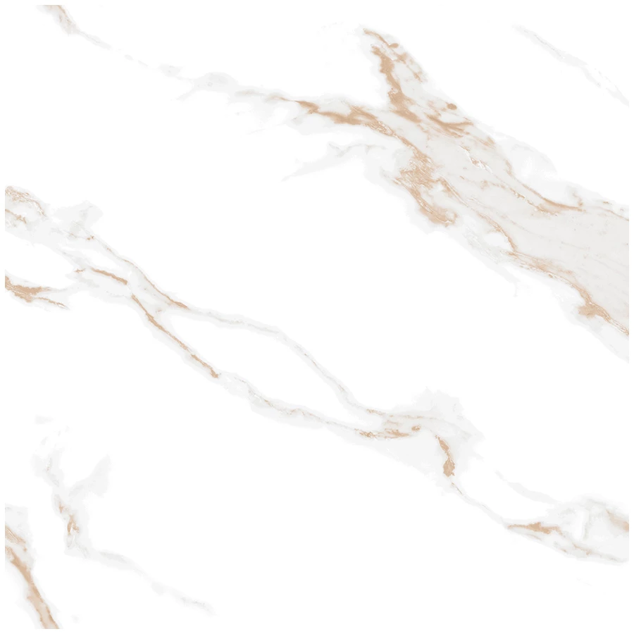 Керамогранит Ceradim Calacatta Sharp Gold белый Полированный 60х60 см