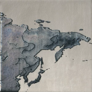 Панно Kerama Marazzi Вокруг Света 8 частей 20х20 полуматовое серо-бежевое OS/A249/8x/5285 80x40 см