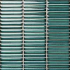 Мозаика Bonaparte Керамогранитная мозаика Finger pacific blue 92х12 зеленая 29,8х28,4 см