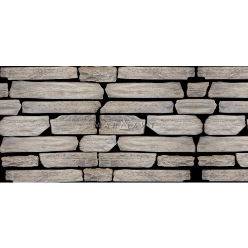 Искусственный камень Малахит Каньон 01-05 разноразмерный толщиной 2,5-3 см