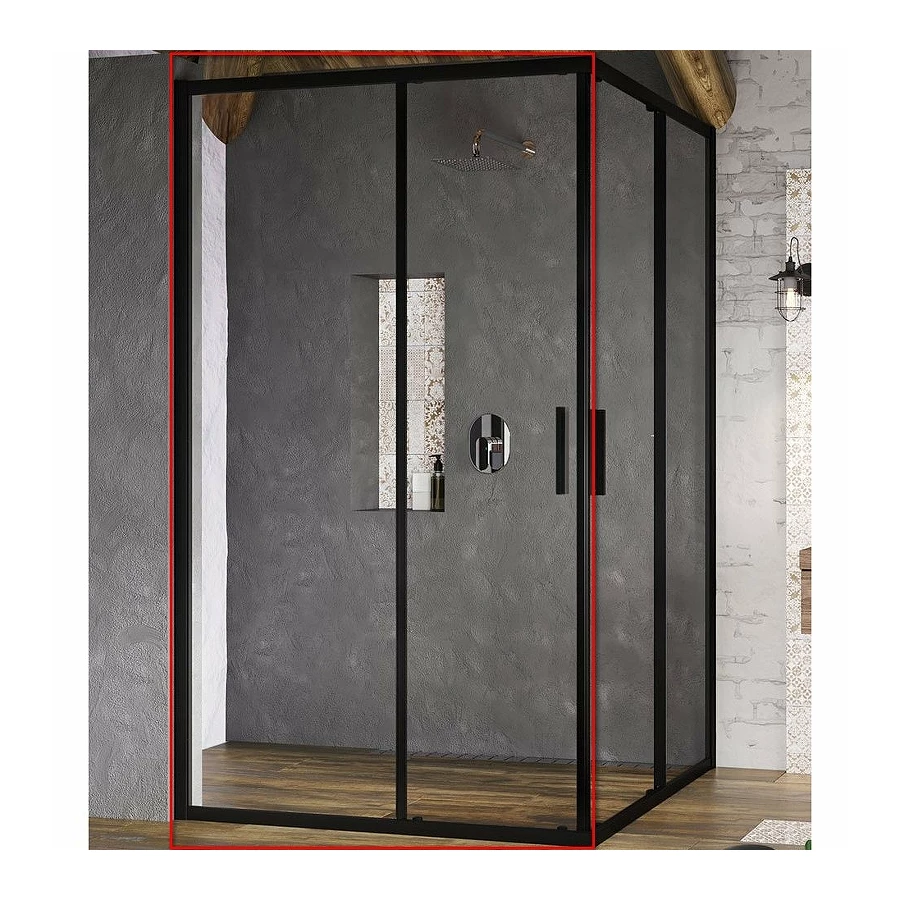 Дверь для комбинации с дверью Ravak blsrv2k черный transparent x1xm40300z1 80 см