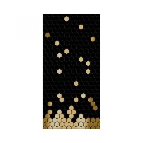 Декоративная вставка Нефрит-Керамика Portobello черный 50*25 см