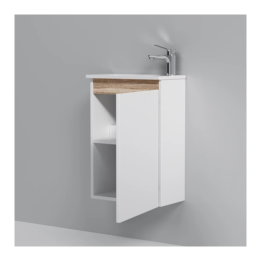 База под раковину Am Pm X-Joy подвесная 1 дверца белый глянец M85AFHX0451WG 45 см