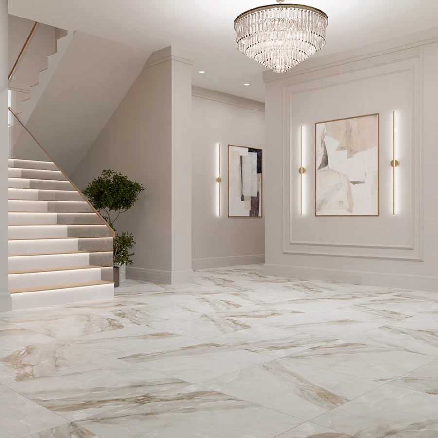 Керамогранит Primavera Фуэго / Fuego матовый белый TP66M43 60х60 см