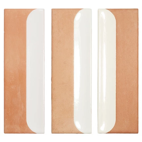 Керамогранит DNA Tiles Bow Decor Cotto бежевый 16х5,2 см