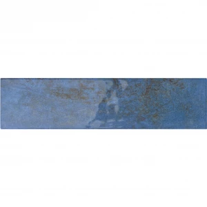 Плитка настенная Smile Tile Тропикана Бонди / Tropicana Bondi глянцевая синяя 78571858 30х7,5 см