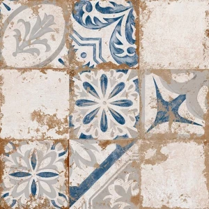 Керамогранит El Molino Memory 7 Azul Brillo матовый с блеском многоцветный 58х58 см