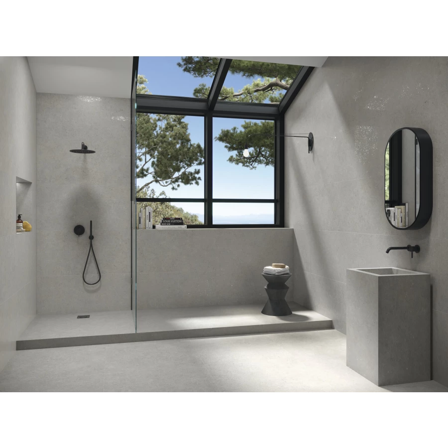 Керамогранит Ape Ceramica Kinfolk Kinstone Mist Rect матовый серый A040379 120х60 см