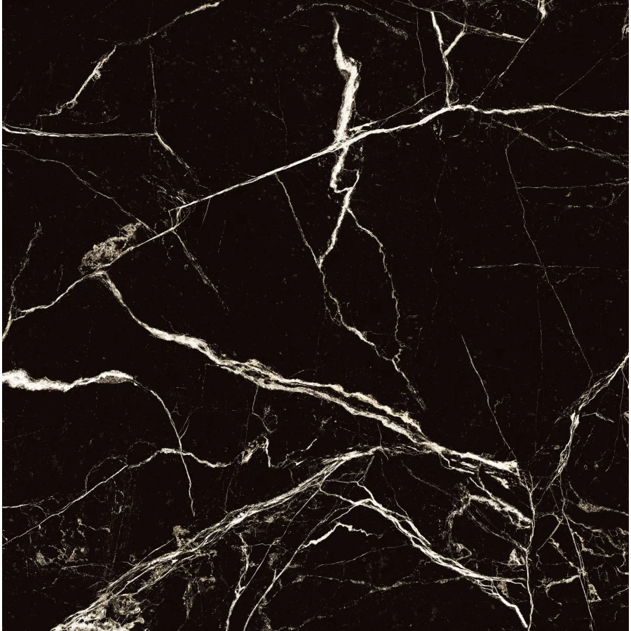 Керамогранит Arcadia Ceramica Black Spinder High Gloss чёрный HG2008-A 60х60 см