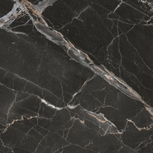 Керамогранит Eurotile Ceramica Mirra Black Pol черно-серый 7930138705320 60x60 см