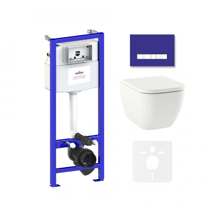 Унитаз Lavinia Boho Relfix One Compacto 75110071 (комплект 6 в 1)