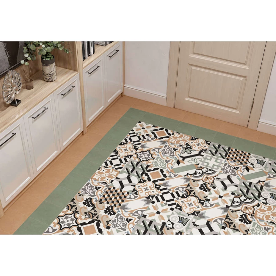 Керамогранит New Trend Design Art Green матовый зелёный GP2020DNA24 20х20 см