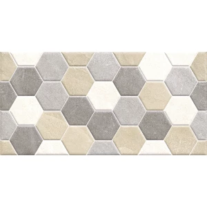 Плитка настенная ALMA Ceramica Savoy рельефная матовая многоцветная TWA3060SAV47 60х30 см