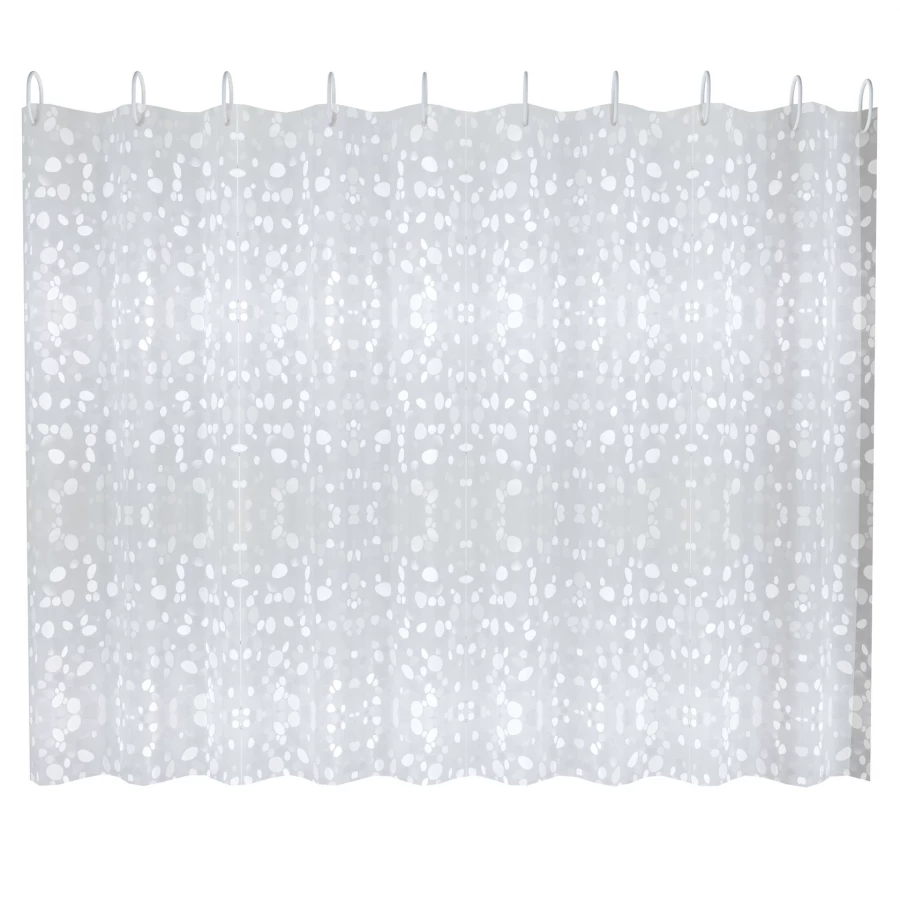 Шторка Fashun для ванны с 3D эффектом и набором пластиковых колец для подвеса A8757 180x200 см