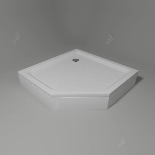 Душевой поддон трапеция RGW LUX/TN-TR 16180500-41 белый 1000x1000 мм