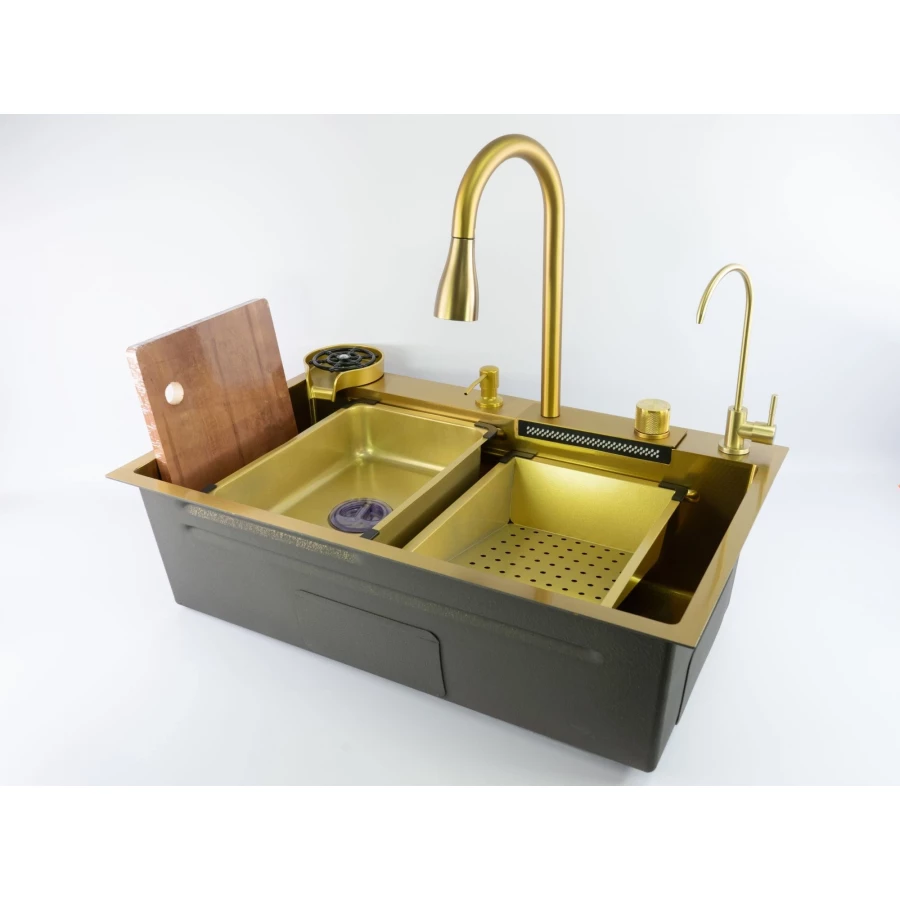 Мойка Fmark для кухни многофункциональная FSC003C 75x46 см