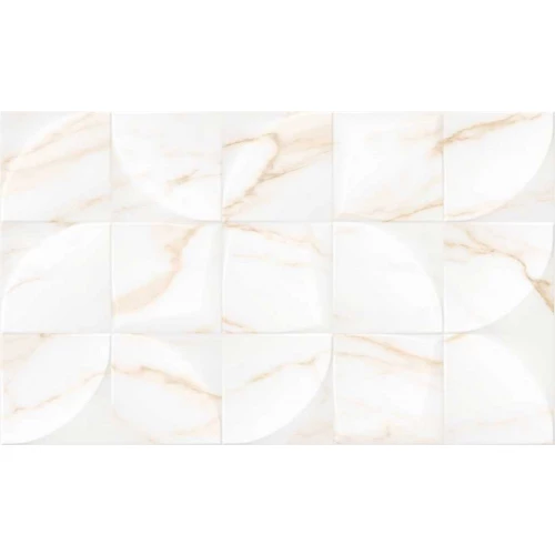 Плитка настенная Gracia Ceramica Донна Donna white wall 02 глянцевая белая 010100001409 50х30 см