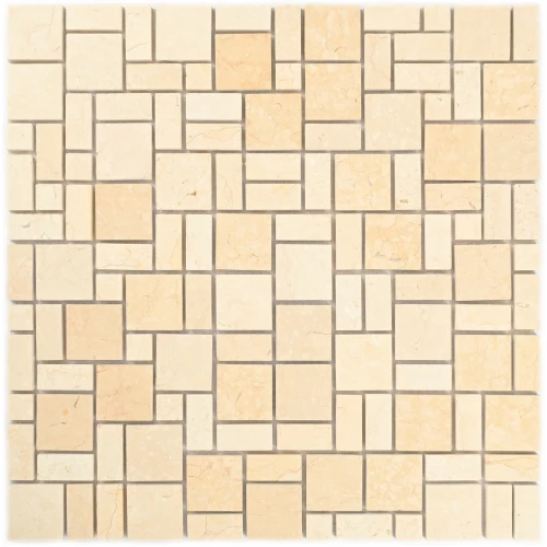 Мозаика Bonaparte Каменная мозаика Venice матовая бежевая 30,5х30,5 см