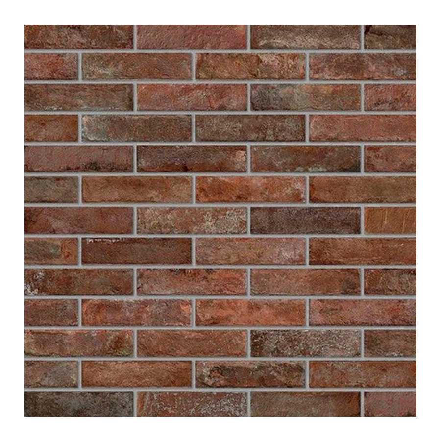 Керамогранит Dado Ceramica Brickone Rosso Berlino BKN004 31х7,4 см
