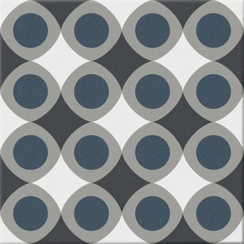 Керамогранит Cifre Hidra Pop Cold матовый белый синий 20x20 см