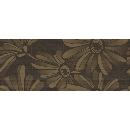 Декор Europa Ceramica Dec Flor Chocolate 20х50