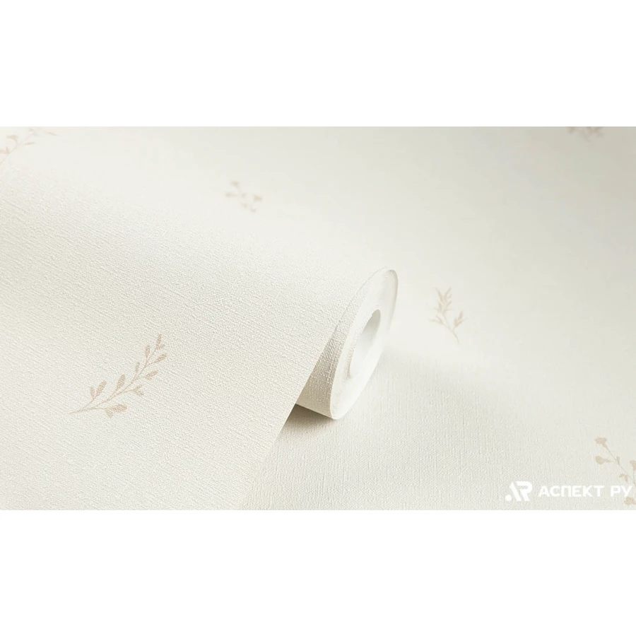 Обои флизелиновые Аспект Deluxe Вита бежевые 70687-12 1,06х10,05 м