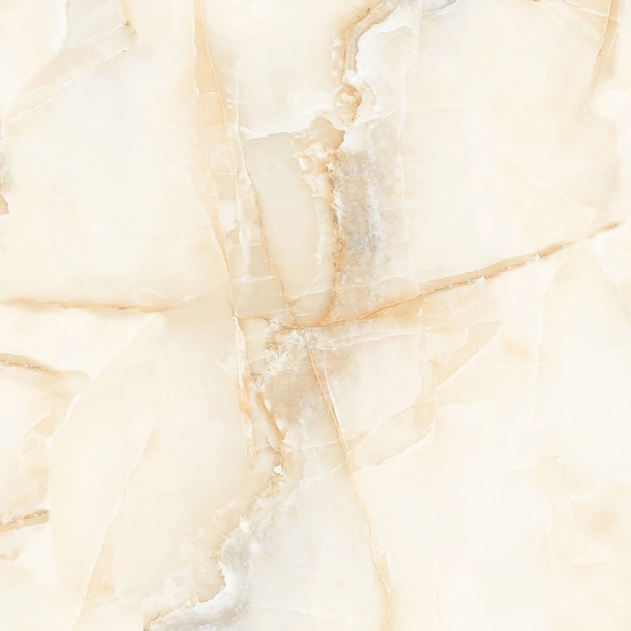 Керамогранит Italica Tiles Aquarius Onyx Beige глянцевый бежевый ITL82923 80х80 см