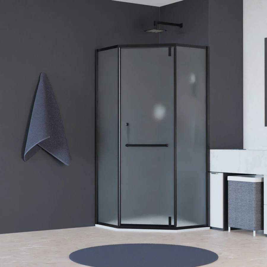 Душевой уголок RGW HO-084B Матовое-Сатинат 350608499-24 90х90 см