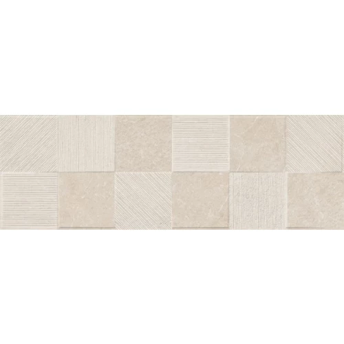 Плитка настенная Ragno Marazzi Eterna Blanco Struttura Quadro 3D rett R8HU 90х30 см