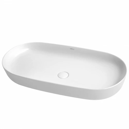 Раковина накладная Abber Bequem белая AC2110