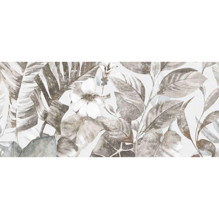 Керамогранит Staro Slim Elite Malibu Decor B Matt Face 2 матовый серый 120х60 см