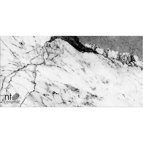 Керамогранит NT Ceramic Bright and Shiny Marble Grey Полированный NTT9111P 120х60 см