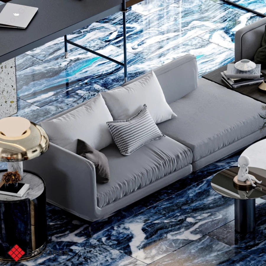 Керамогранит SotGres Antarctic глянцевый с двойной полировкой 08B-038 120х60 см