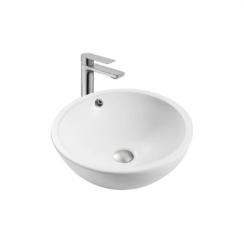 Раковина Aquatek для установки на столешницу матовый черный AQ5354-MB 44х44х17,5 см