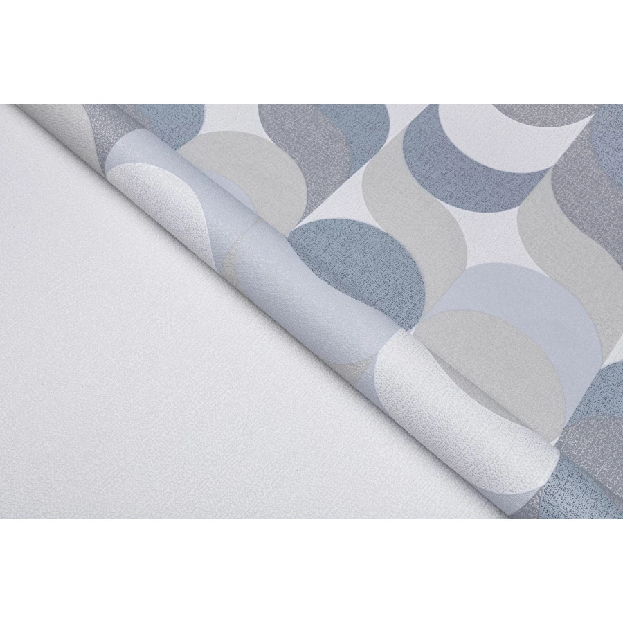 Обои флизелиновые Palitra Home Confetti HomeColor голубые HC31185-46 1,06х10,05 м