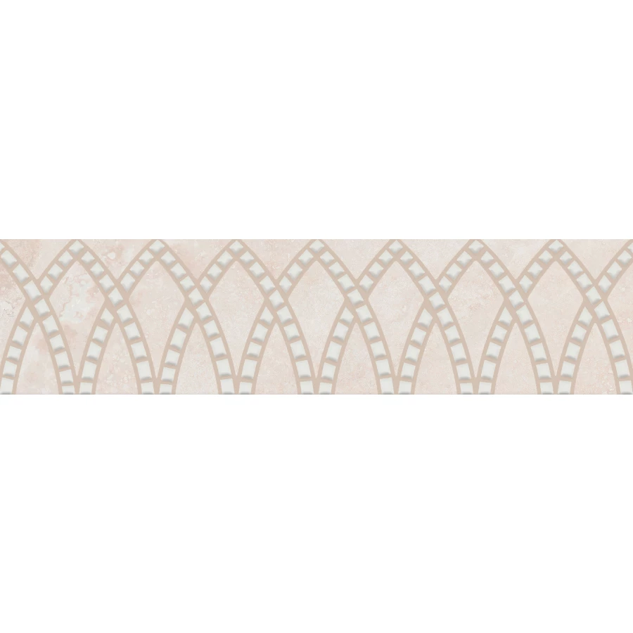 Бордюр Kerama Marazzi Литос обрезной матовый бежевый светлый KMB3STA021BR 30x7,2 см