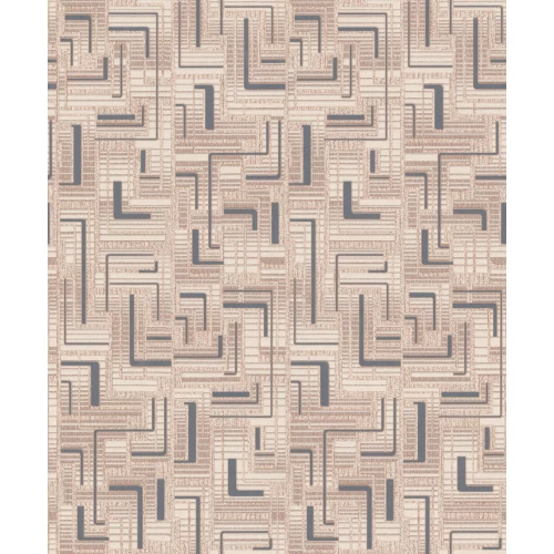 Обои бумажные Palitra Home HomeColor Labirint коричневые182-24 0.53x10.05 м