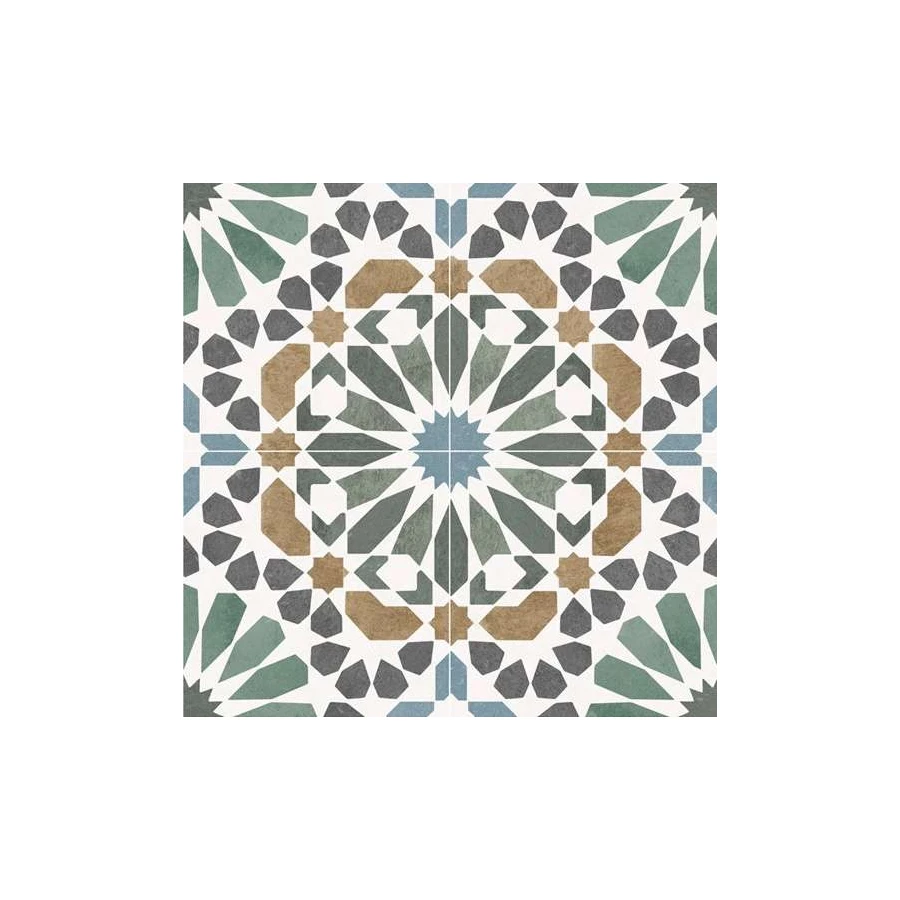 Керамогранит Nice Ker Chic Masai Jungle матовый зеленый 45,2x45,2 см