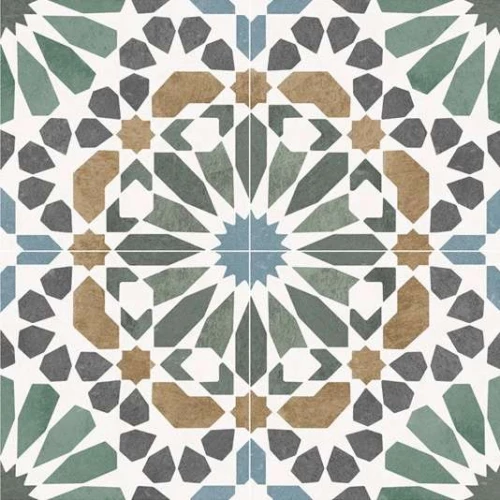 Керамогранит Nice Ker Chic Masai Jungle матовый зеленый 45,2x45,2 см