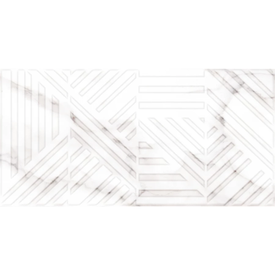 Плитка настенная Cersanit Moonlight белый рельеф A17573 59,8х29,8 см