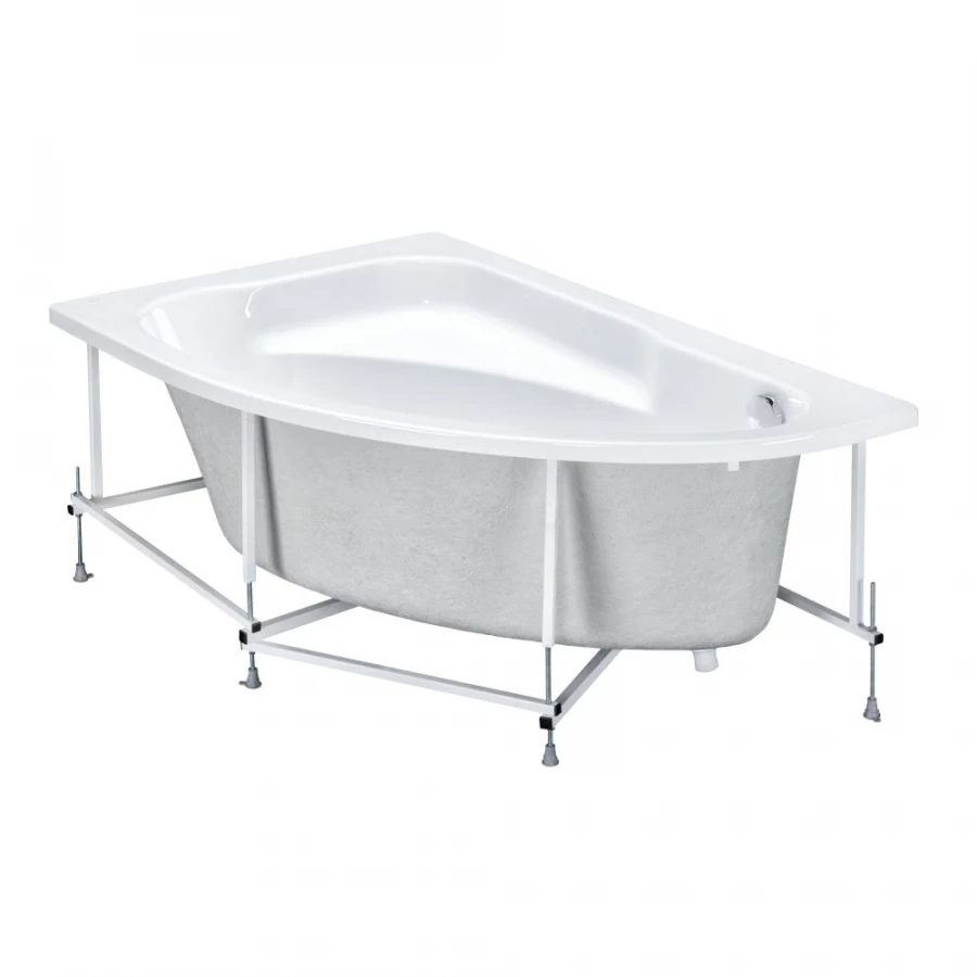 Акриловая ванна Roca Welna левая асимметричная белая 248642000 160x100 см