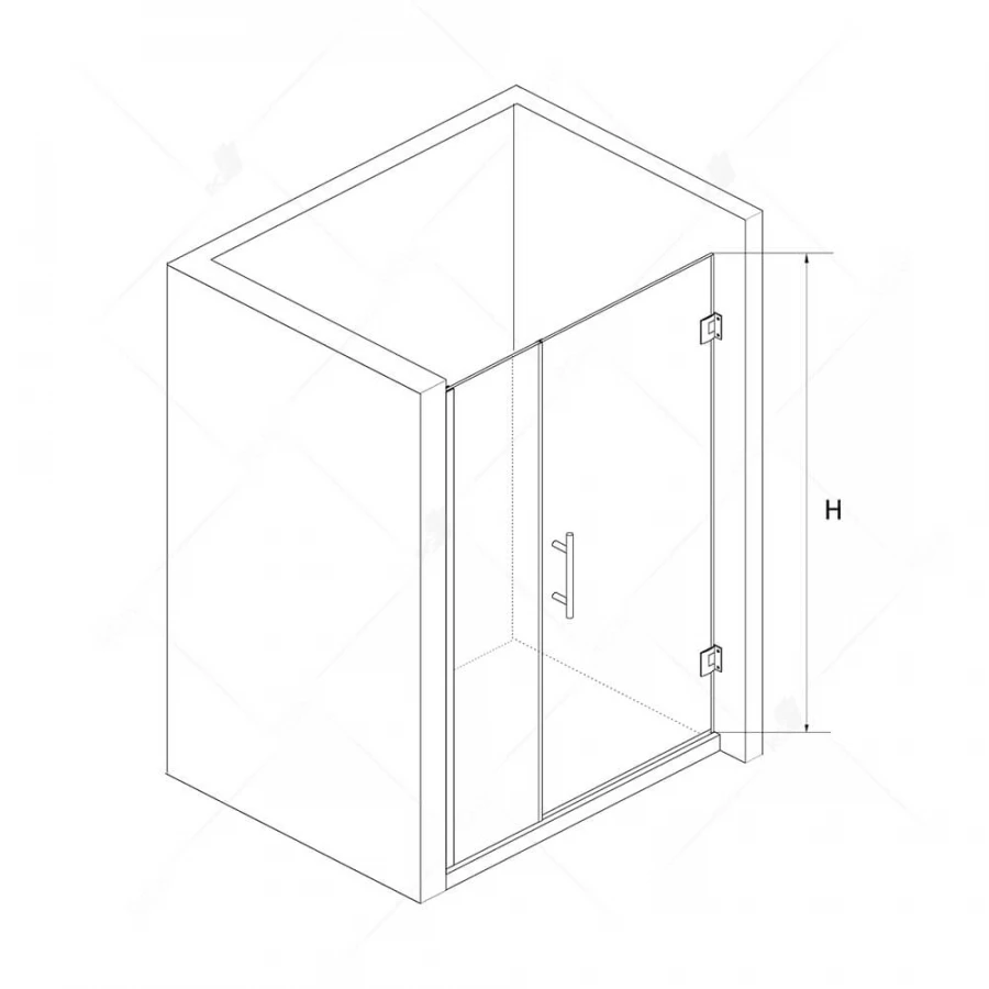 Душевая дверь RGW HO-012 350601212-31 1200 тонированное (серое)