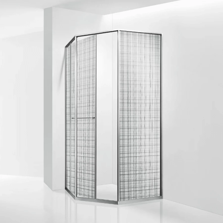 Душевой уголок RGW SV-82 L Черная вуаль 33328288-241L 80х80 см