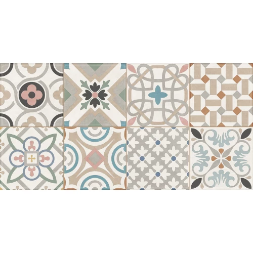 Плитка настенная New Trend Design Art Mix 2 матовая многоцветная WT36DST18 60х30 см