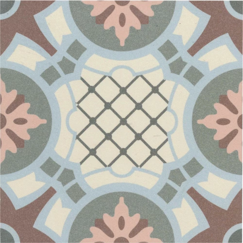 Керамогранит Revoir Paris Бель Истуар Hуберт / Bel Histoire Hubert матовый многоцветный VVS1515_015 15х15 см