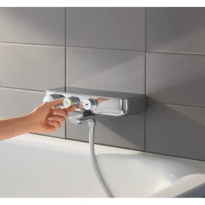 Термостатический смеситель для ванны Grohe Grohtherm SmartControl, настенный монтаж, хром 34718000