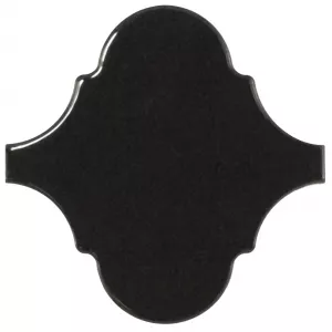 Плитка настенная Equipe Scale Alhambra Black глазурованный глянцевый 12x12 см
