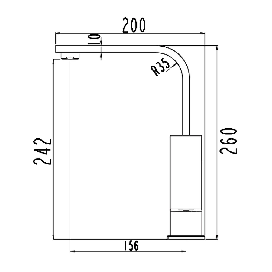 Смеситель для раковины Laparet Geo высокий N4014402LPT